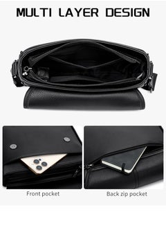 9506-2 Leather Modern Shoulder Work Travel Everyday Use Organized Stylish Crossbody bag - Black - pzsku/Z2068507C453100369C9CZ/45/_/1740938409/c29568b9-954d-46ab-aade-ef52c8c9c1b4