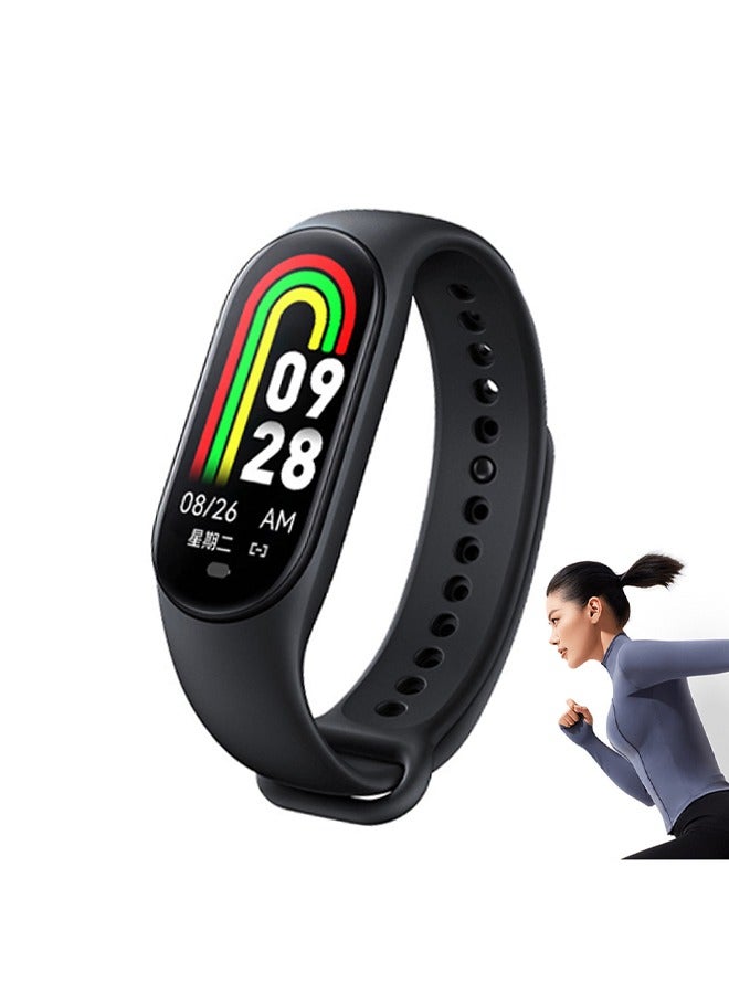 ام 8 M8 الذكية سوار الرياضة ووتش ممارسة متر بلوتوث معدل ضربات القلب ضغط الدم الأكسجين الدم مراقبة الصحة سوار الرياضة - Image 1