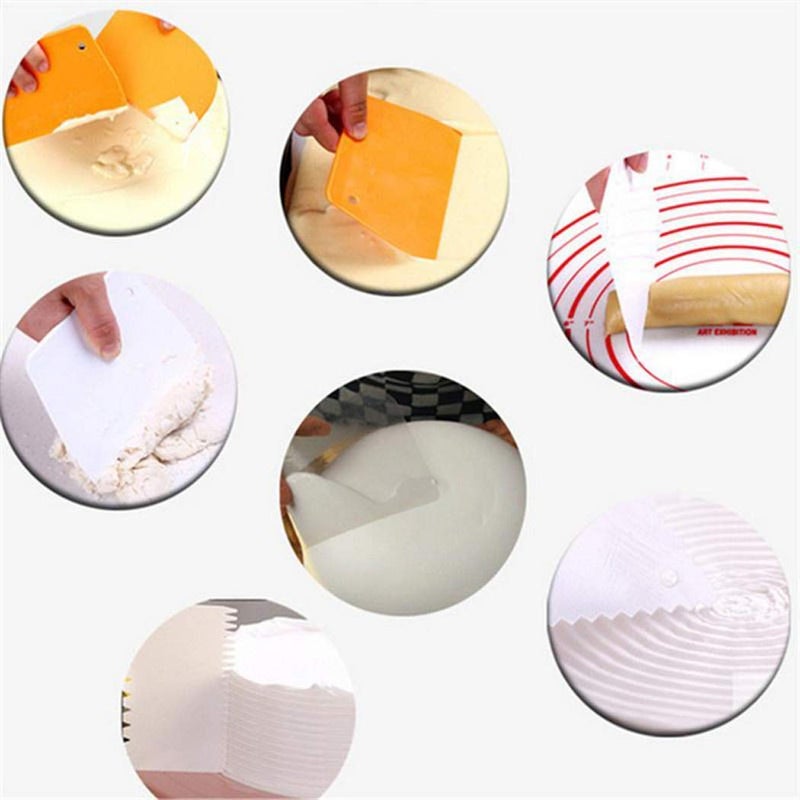 Okayji مجموعة أدوات كشط حواف كعكة أوكايجي 9 قطع، أدوات تزيين ونعيم الزينة DIY - Image 4