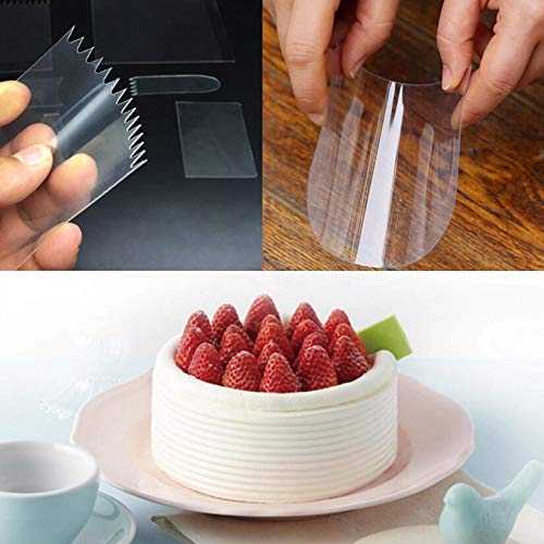 Okayji مجموعة أدوات كشط حواف كعكة أوكايجي 9 قطع، أدوات تزيين ونعيم الزينة DIY - Image 3