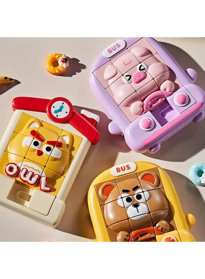 Owl 3D Sliding Puzzle Board 9 Grid Educational Toy Kids Christmas Birthday Gift - Image 4