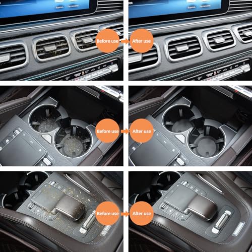 ASFSKY Cleaning Gel For Car Detailing To Get Up The Dust And Smaller Particles Universal Cloth Cleaning Putty For Electronics To Clean Out The Little Nooks Crannies Dust Cleaning Mud, Orange - Image 4