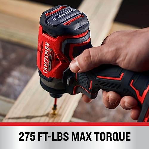 CRAFTSMAN V20 Cordless Impact Wrench, 1/2 inch, Bare Tool Only (CMCF921B) - Image 4