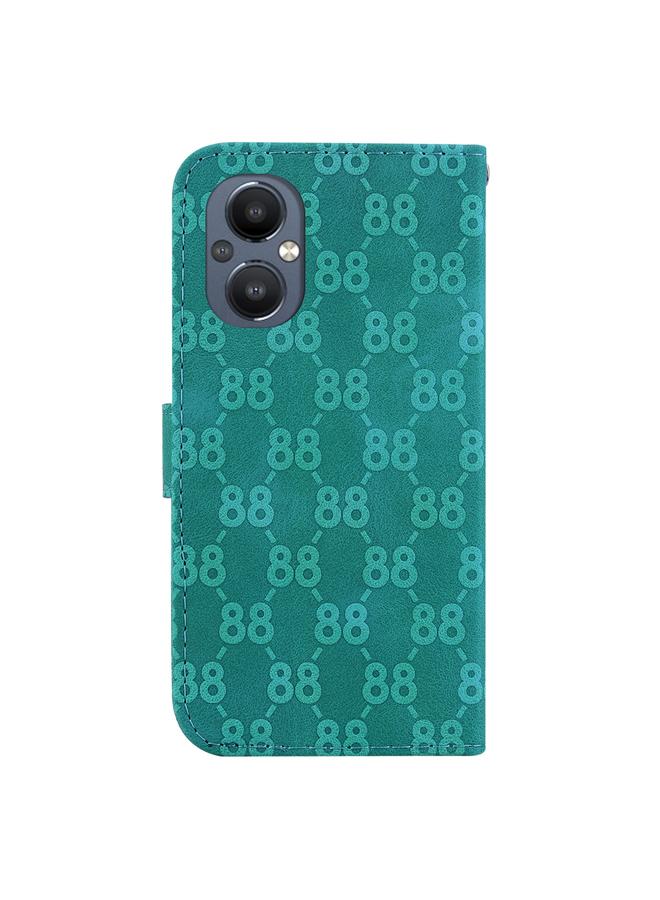 S-TOP Case For OnePlus Nord 2 5G Double 8-shaped Embossed Leather Phone Case - Image 3