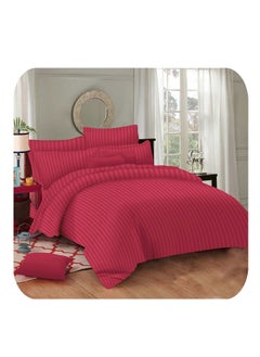 EXPRESS BEDSHEETS Hotel 100% cotton Cover Set 3 Pieces Cotton King Size – Luxurious Bedding Set, Modern and Attractive Bedding Set with 1xFlat Sheet, 2xPillow Cases  - Image 2