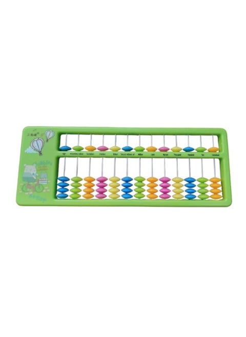 UC-Massey arithmetic abacus, 13 columns (multi-colored) to teach children arithmetic skills / age 4 years and above