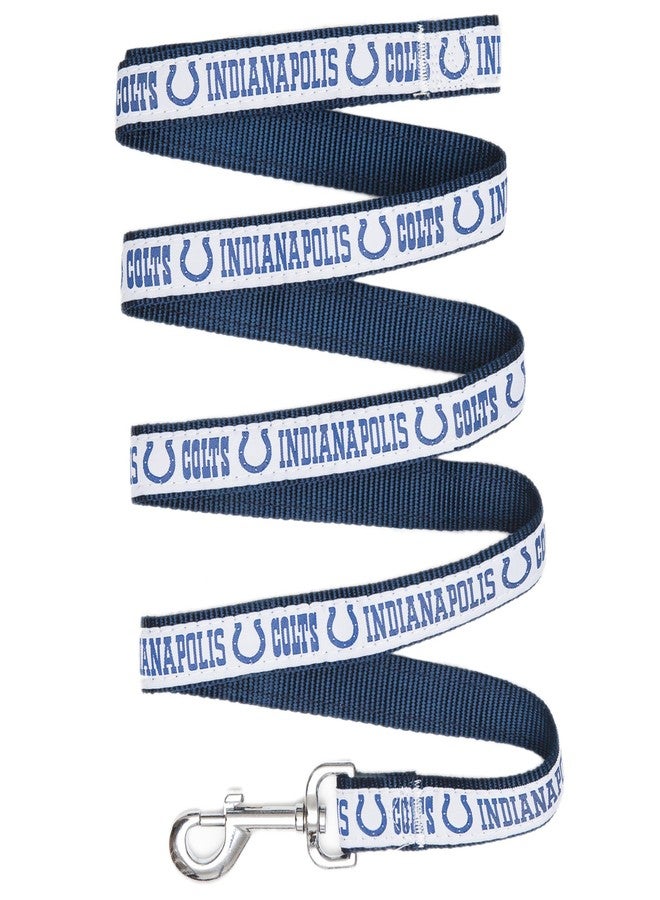 Pets First NFL PET Leash, Large, Indianapolis Colts Dog Leash, Football Team Leash for Dogs & Cats. A Shiny & Colorful Dog & Cat Leash with Embroidered Team Name/Logo Licensed by the NFL - Image 1