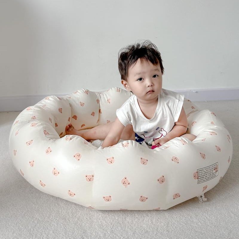 Factory Generation Outdoor Picnic Multi-Functional Children Olive Large Bathtub Flower Foldable Inflatable Pvc Ball Pool - Image 4