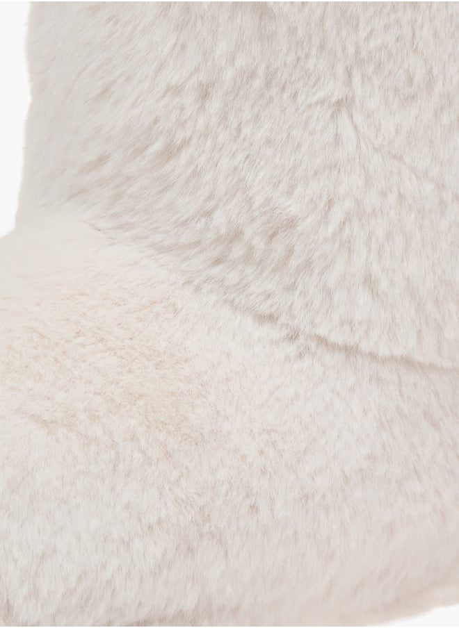 Le Confort Faux Fur Slip-On Bedroom Boots  - Image 4