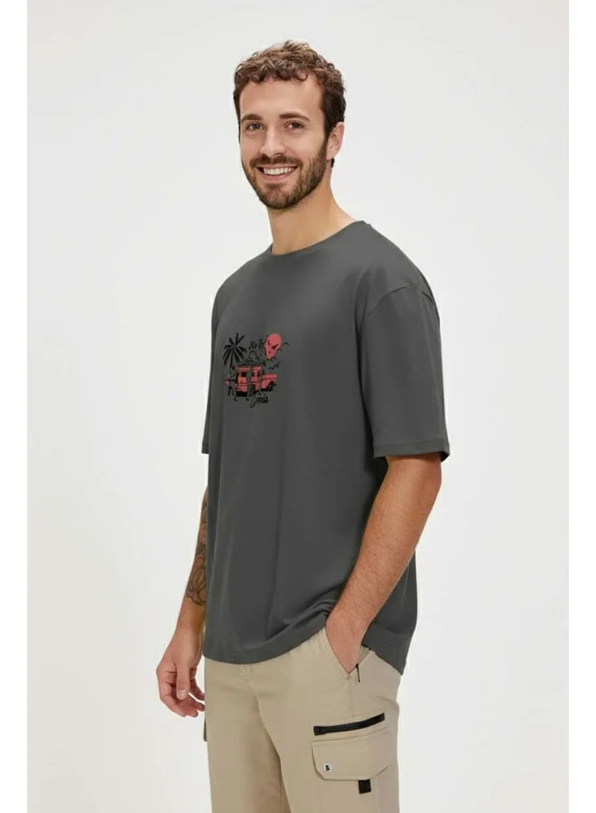 Bad Bear Time To Asphalt Men's Printed T-Shirt.
