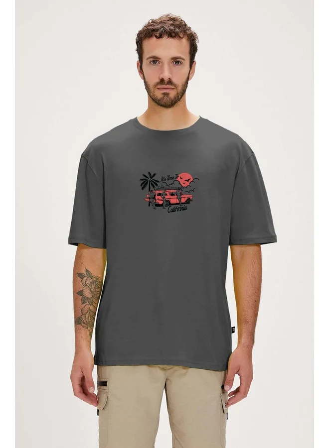 Bad Bear Time To Asphalt Men's Printed T-Shirt.