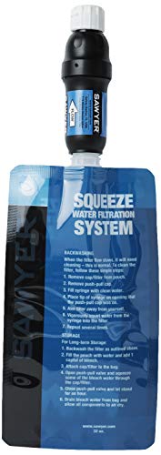 Sawyer Products SP129 Squeeze Water Filtration System w/ Two 32-Oz Squeeze Pouches, Straw, and Hydration Pack Adapter - Image 4