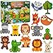 Garma Animal Sewing Kit for Kids 14 in 1 Kids Sewing Crafts Kit for Beginners Mini Sewing Kits for Kid 58 812 Easy Sew Your Own Felt Animals DIY Craft Set for Boys Girls Birthday - Image 3
