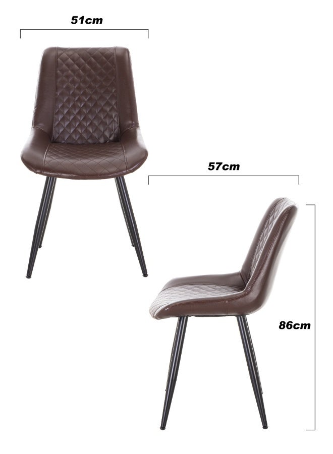 أولييرو ChatGPT said:  طقم من كرسيين طعام باللون بنى ‎51×57×86 سم‎ - Image 2