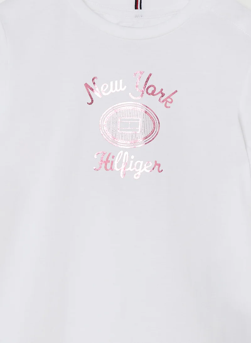 تومي هيلفيغر HILFIGER NY FOIL REG TEE SS