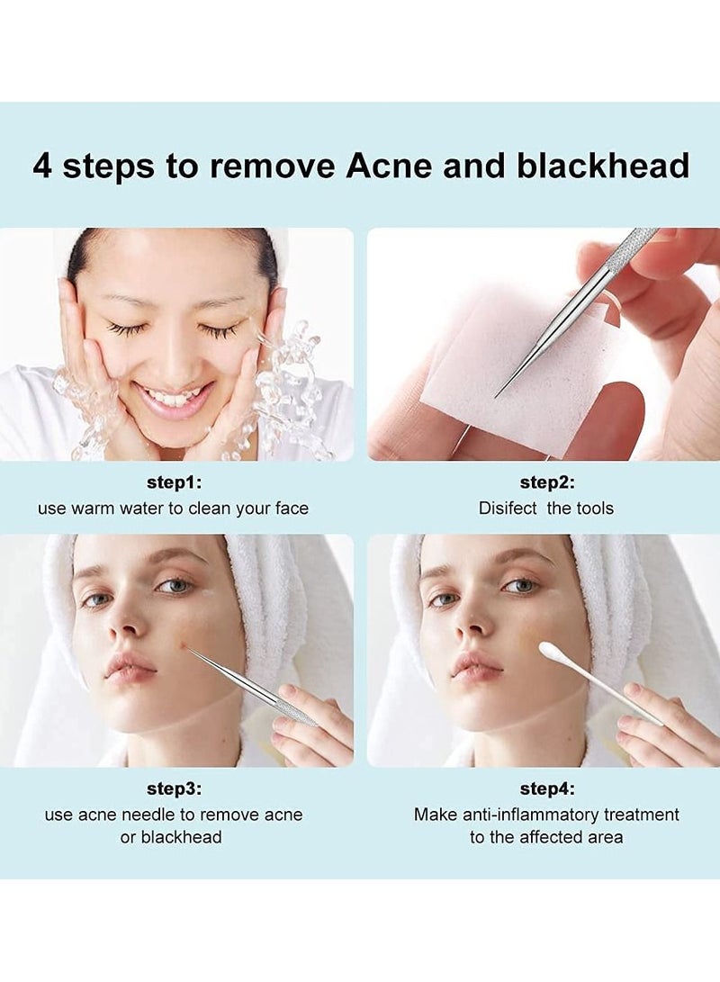 ORiTi Blackhead Remover Tool Kit 5 pcs, Stainless Steel Blackhead Removal Tool - Image 3