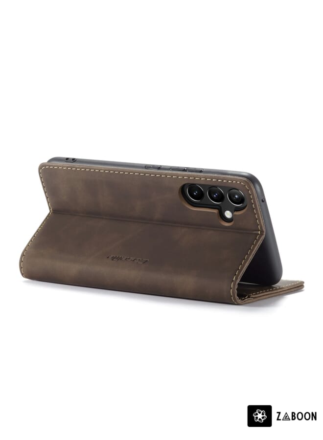 Zaboon Protective Case For Samsung Galaxy A54 CaseMe 013 Multifunctional Horizontal Flip Leather - Image 4