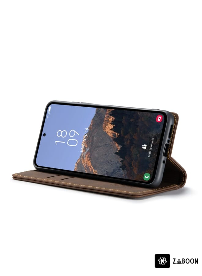 Zaboon Protective Case For Samsung Galaxy A54 CaseMe 013 Multifunctional Horizontal Flip Leather - Image 3