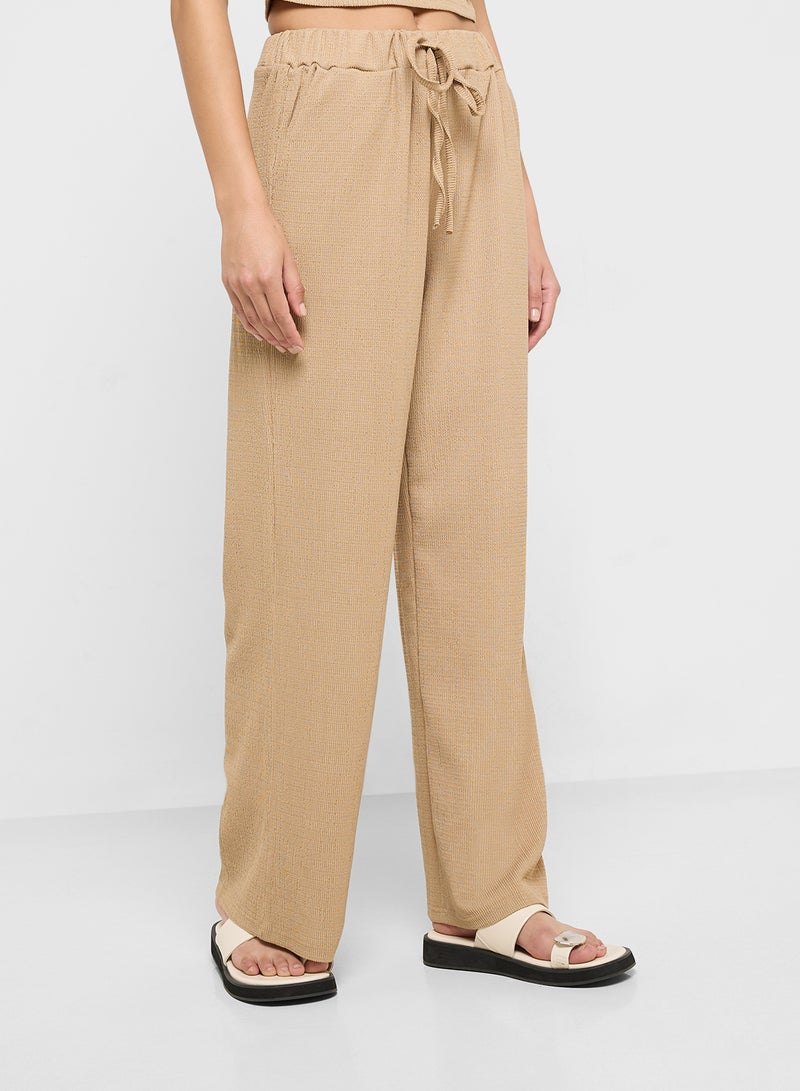 Ginger Fitted T-Shirt & Relaxed Fit Pant Lounge Set - Image 4