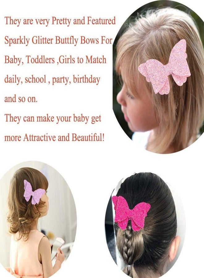 CartHome 4Pcs Butterfly Clips for Hair,Hair Accessories, Gold and Pink Butterfly Hair Clips for Styling, Hair Clips for Women and Girls, Butterfly Hair Accessories for Various Hairstyles - Image 5