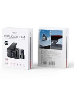 Yesido KM15 4K Dual Dash Driving Recorder Front And Rear Camera With G Sensor And Loop Recording