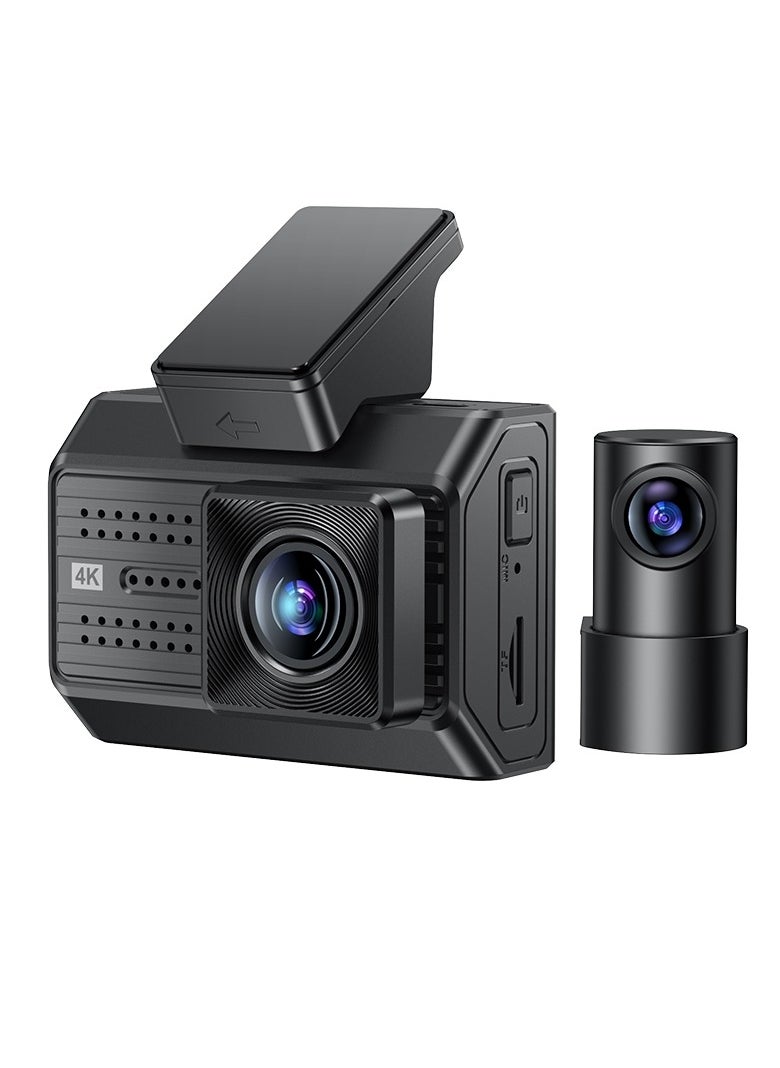 Yesido - Yesido KM15 4K Dual Dash Driving Recorder Front And Rear Camera With G Sensor And Loop Recording - Image 1