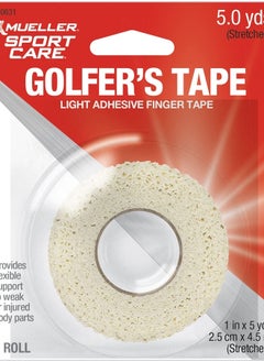 Mueller Mu430631 Golfers Grip Tape, White, 0.25X4.5 M (Pack Of 1)  - Image 1