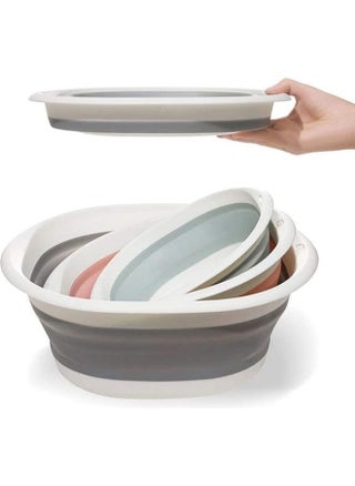 Collapsible Wash Basin, Portable and Space Saving, Multi-Function Use, Plastic+TPR, Large and High Capacity (Pack of 3) - pzsku/Z2069650E05D2EE1DE82BZ/45/_/1742380109/9e533f67-4c47-4bbc-91ab-b3d0cc179f98