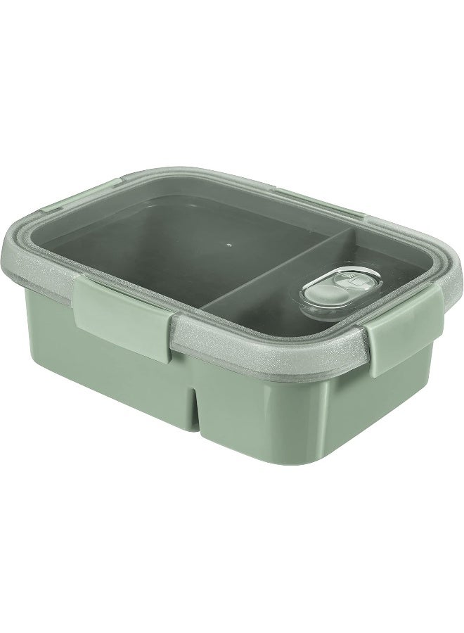 Curver Lunch Box,Smart To Go,Dual (0.6L 0.3L) Light Green - Image 3