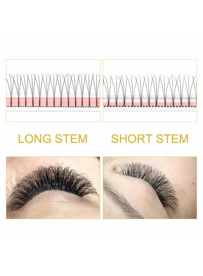 PRO LASHBEAUTY Lash Extension Easy Fan Volume Lashes .03 .05 .07 .10 Easy Fan Lashes 9 to 25 mm Rapid Blooming Eyelash Extensions Flowering Volume Lash Extensions Mix Tray(D-0.07,9-16mix) - Image 5
