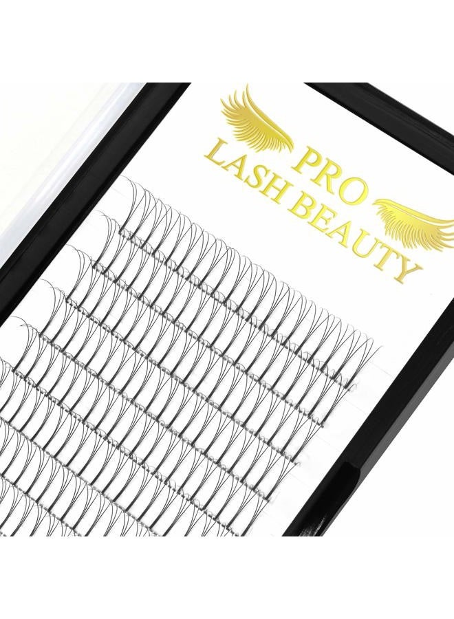 PRO LASHBEAUTY Lash Extension Easy Fan Volume Lashes .03 .05 .07 .10 Easy Fan Lashes 9 to 25 mm Rapid Blooming Eyelash Extensions Flowering Volume Lash Extensions Mix Tray(D-0.07,9-16mix) - Image 1