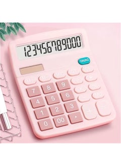 Generic Standard Function Basic Calculator, 12-Digit Desktop Calculator, Mini Compact, Big Numbers, Solar Battery Two Power, Quick Response, for Home, Office, Primary, Secondary, College  - Image 2
