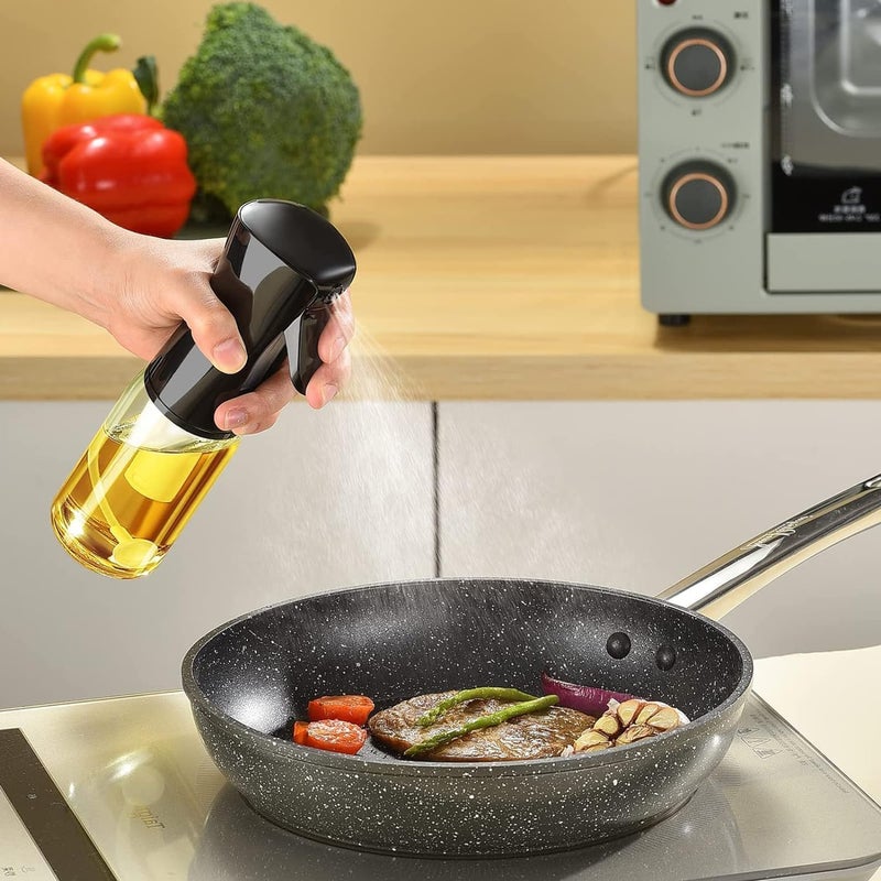 PPK24X9 PPK24X9 Olive Oil Sprayer for Cooking 200ml Oil Dispenser Bottle Spray Mister Portable Refillable Food Grade Oil Vinegar Spritzer Sprayer Bottles for Kitchen Air Fryer  - Image 2