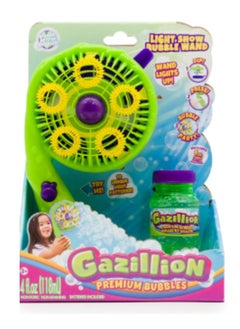 Gazillion Gazillion Bubble Light Show Wand, Battery Operated | Toy Bubble for Party, Outdoor Play | Gift for Kids and Adults  - Image 1