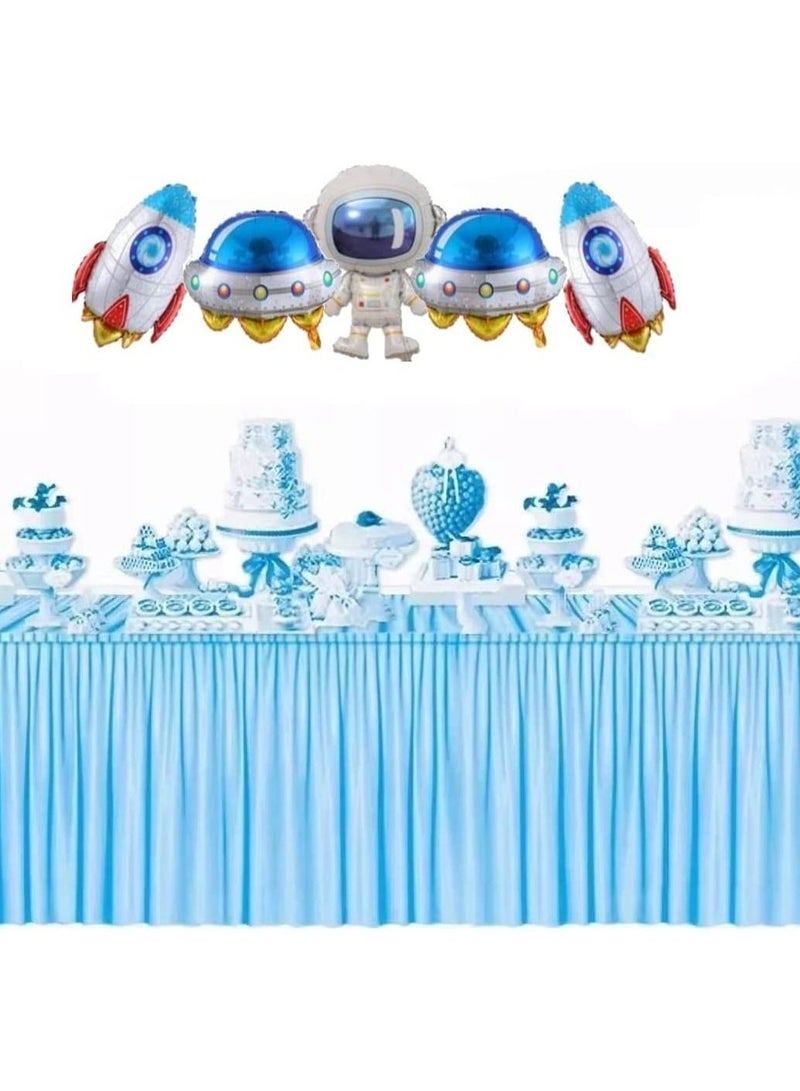 JOLLITY LLC Cojoining Foil balloons Banner Outer Space Planets Rocket Birthday Party Baby Shower Boy Girl Decoration Party Supplies Astronaut theme 1 pc - Image 3