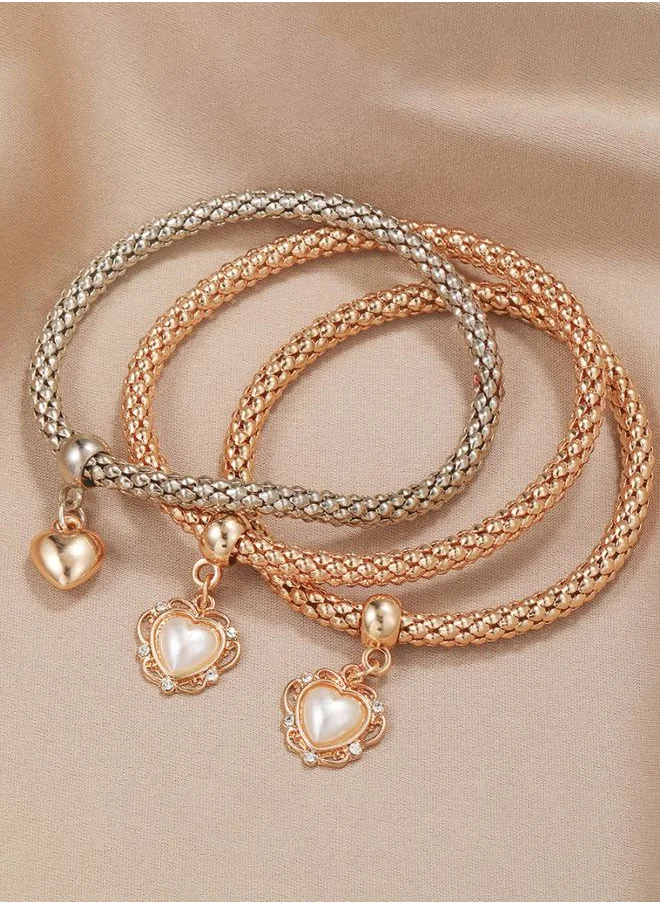 Styli Set of 3 - Heart Drop Bracelet