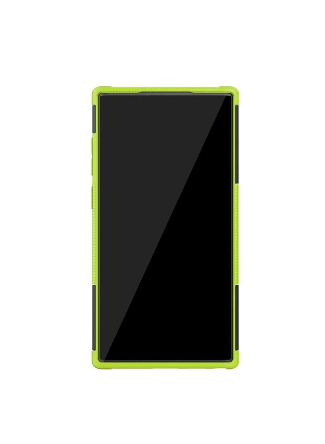 اس-توب جراب لهاتف Galaxy Note 10 Plus مصنوع من مادة TPU + PC، جراب مقاوم للصدمات مع حامل - Image 3