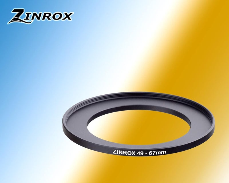 ZINROX ® 49-67mm Step Up Lens Filter Adapter Ring, Set of 1 Piece - Size : 49mm to 67mm Stepping Ring - Image 4