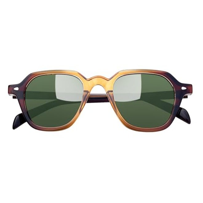 Joopin Acetate Polarized Sunglasses for Women Men Retro Square Sun Glasses UV Protection Trendy Shades