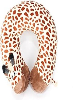 Generic Comfy Neck Support Soft Fiber Travel Neck Pillow U-Shape For Car, Travel, Office,Airplane and Gifts - Giraffe