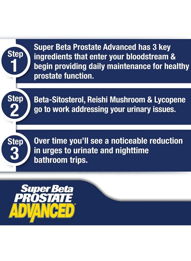 SUPER BETA PROSTATE سوبر بيتا بروستات متقدم - مكمل دعم البروستات لصحة الرجال (120 مضغ، عبوتين) - Image 5