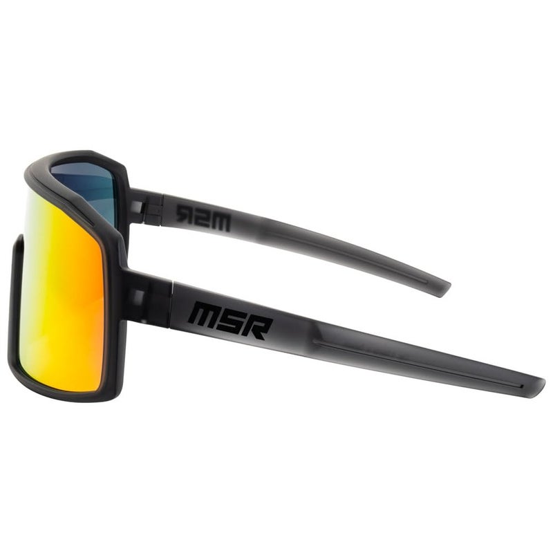 MSR Riot Sport Sunglasses (Riot, Matte Translucent Black/Red) - Image 2
