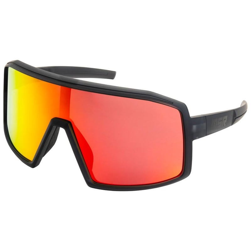 MSR Riot Sport Sunglasses (Riot, Matte Translucent Black/Red) - Image 1