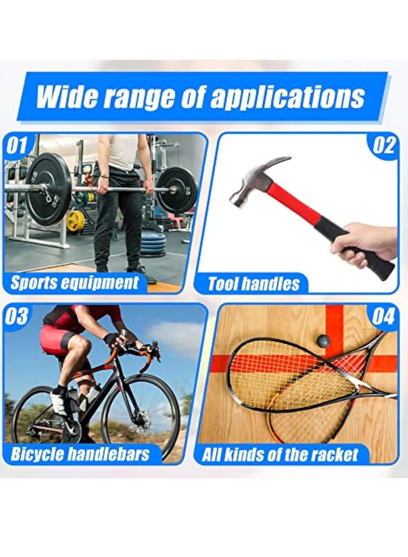 Zikra 2 Pieces Black Racket Protection Tape, Racquet Head Guard, Tennis Racket Tape, for Tennis Practice Racquetball, 16.4' Roll - Image 5