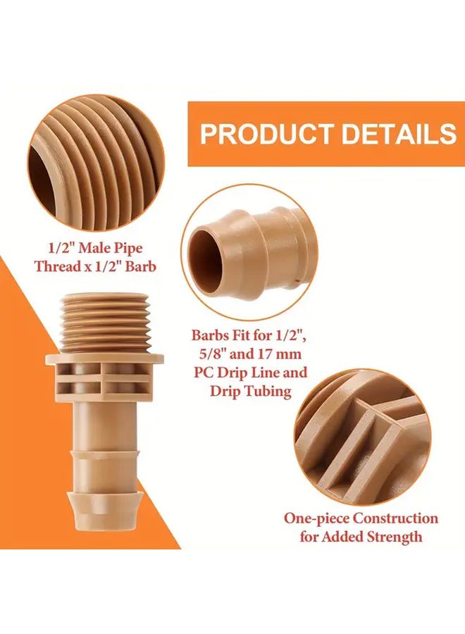 15Pcs 1 2 Inch PVC Drip Irrigation Adapter Fittings For American European Hoses - Image 4
