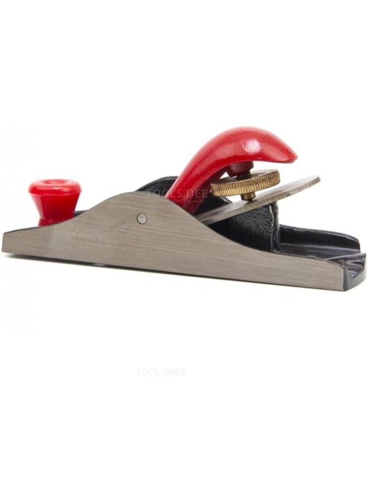 Emerald Block Plane Model 110 – 18cm Mini Hand Wood Plane | Precision Woodworking Tool for Trimming, Smoothing & Finishing | Durable Steel Body with Adjustable Blade - Image 3