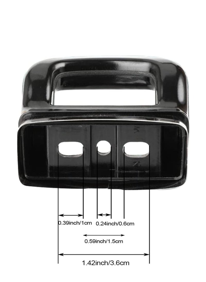 SYOSI 4 Pack Pot Short Side Handles Handle Metal Pressure Pan Ear Replacement Cooker Steamer Sauce Black Suitable For 2 Or 1 Hole Type  - Image 2