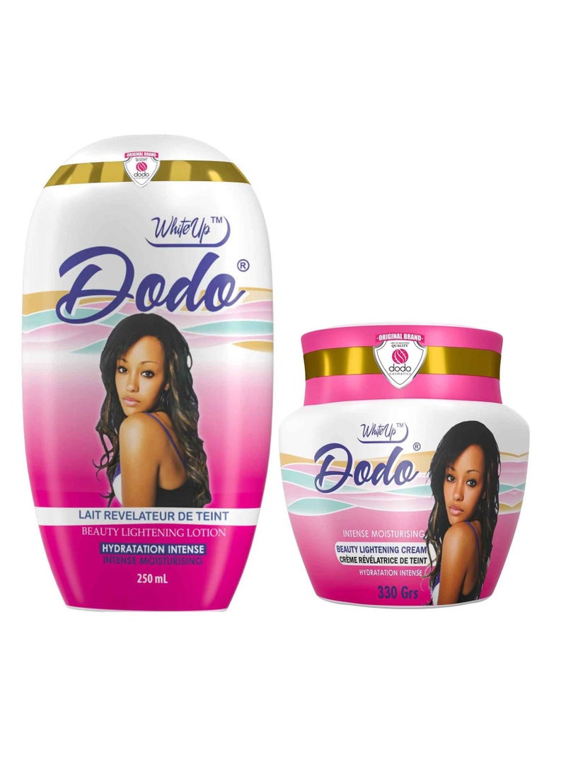 DODO Intense Moisturising Beauty Lightening Cream & Lotion (Set of 2) - Image 1