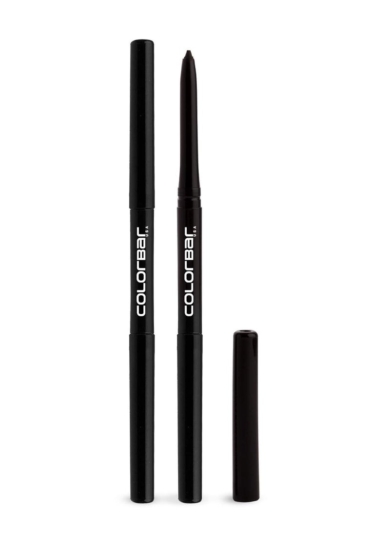 Colorbar Cosmetics MesmerEyes Kajal Duo Black 070g Pack of 2 Lasts Upto 10 Hours Nourishing Waterproof  - Image 2