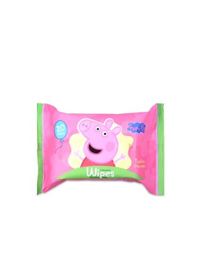 Hasbro Peppa Pig Baby Wipes, Fresh Scent, 20 Wipes